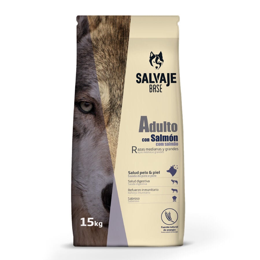 Salvaje Base Adultos Salm&oacute;n pienso para perros