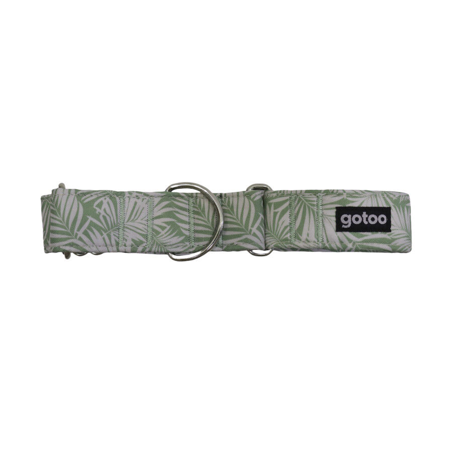 Gotoo Collar martingale estampado verde para perros, , large indicador imagen numero 1