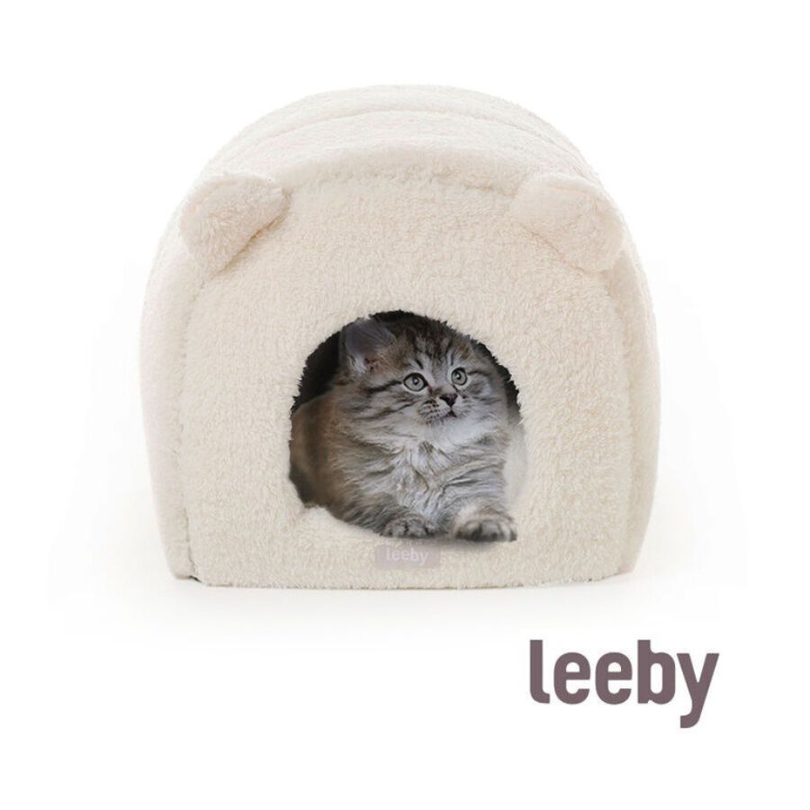 Leeby Igl&uacute; Desenfundable de Borreguito Blanco para gatitos, , large Imagen numero 2