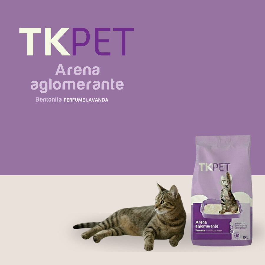 10 L TK-Pet Arena Aglomerante Bentonita y Lavanda para gatos, , large indicador imagen numero 6