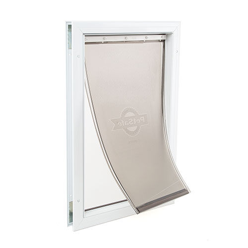 Staywell puerta para perros grandes abatible-aluminio Imagen numero 1