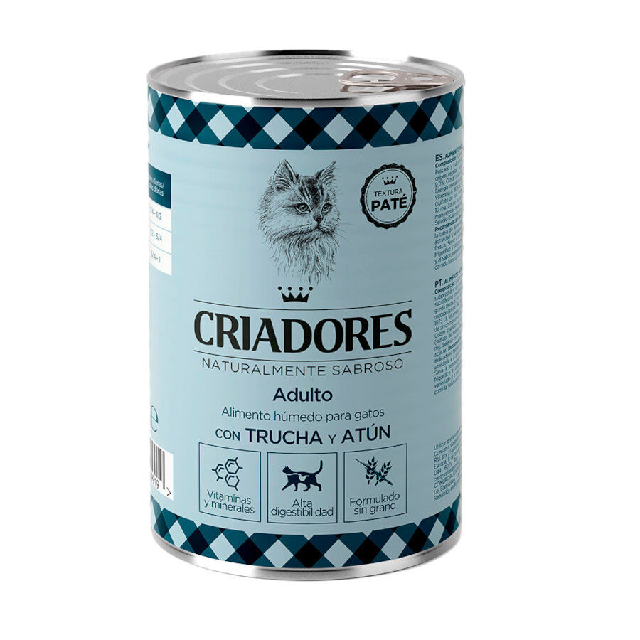 400 g Criadores Adulto con Trucha y At&uacute;n lata para gatos, , large Imagen numero 1