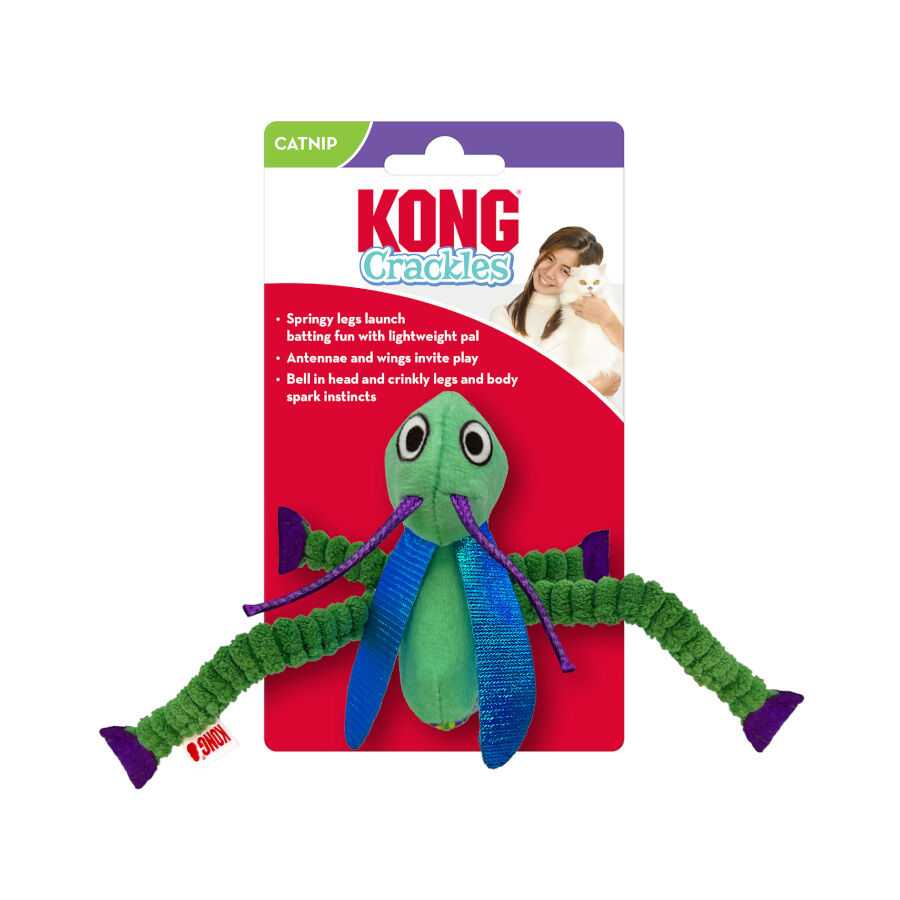 Kong Crackles Saltamontes de peluche para gatos, , large Imagen numero 2