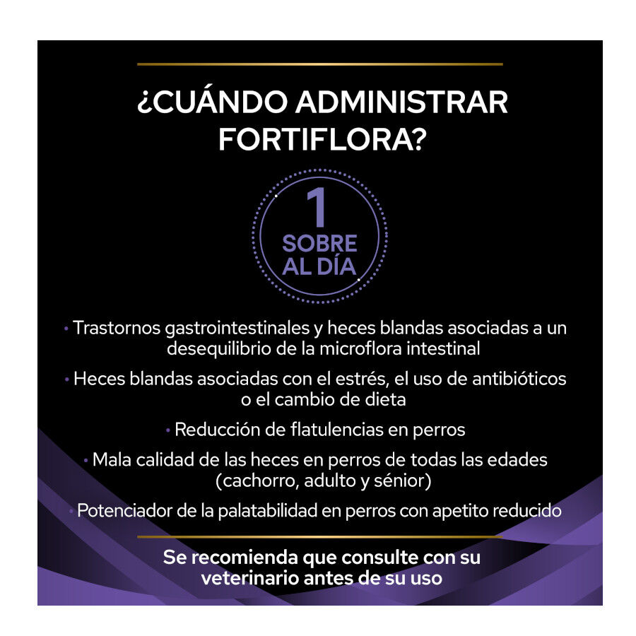 30 sobres x 1 g Pro Plan Veterinary Diets Fortiflora Probi&oacute;tico para perros, , large Imagen numero 4