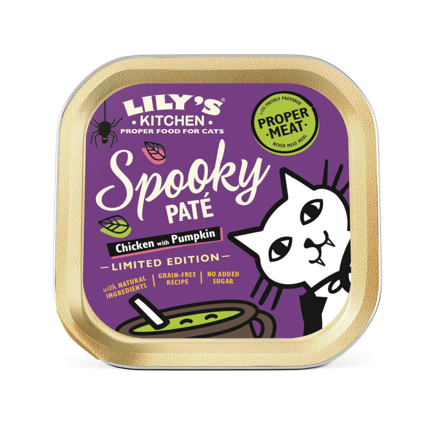 Lily's Kitchen Pat&eacute; Pollo con Calabaza para gatos, , large Imagen numero 1