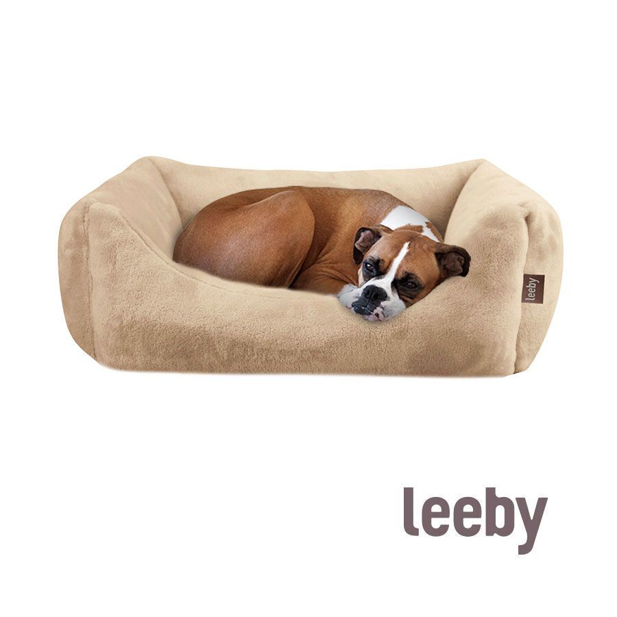 Leeby Cuna Desenfundable Beige para perros, , large indicador imagen numero 2