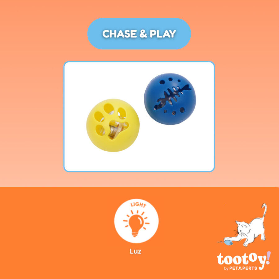 Tootoy! Pelotas Interactivas con Luces LED para gatos, , large indicador imagen numero 4