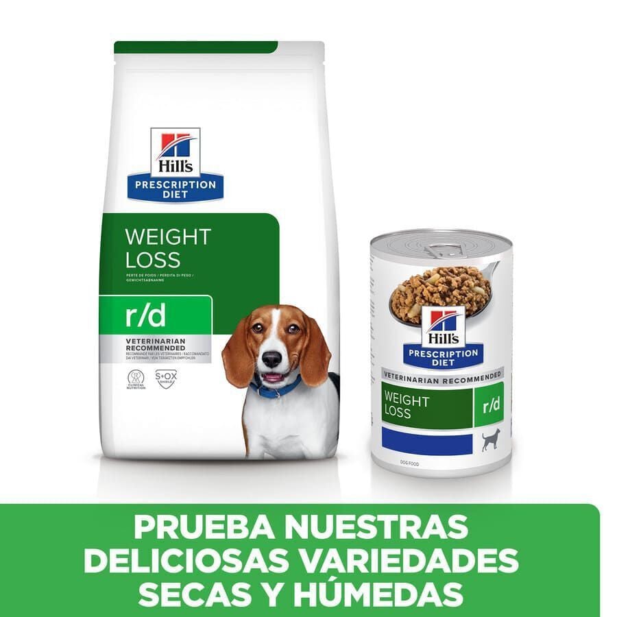 10 kg Hill's Prescription Diet Weight Loss r/d Pollo pienso para perros, , large indicador imagen numero 5