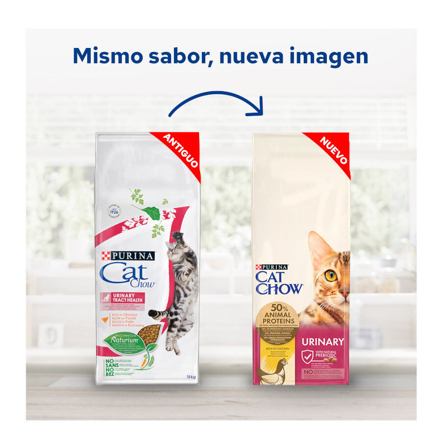 15 kg Cat Chow Urinary Tract Health Pollo Pienso, , large indicador imagen numero 2