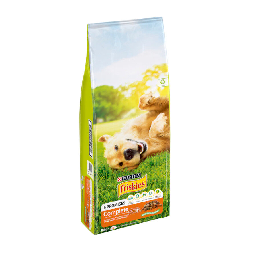18 kg Friskies Adult Pollo y Verduras pienso para perros, , large indicador imagen numero 1