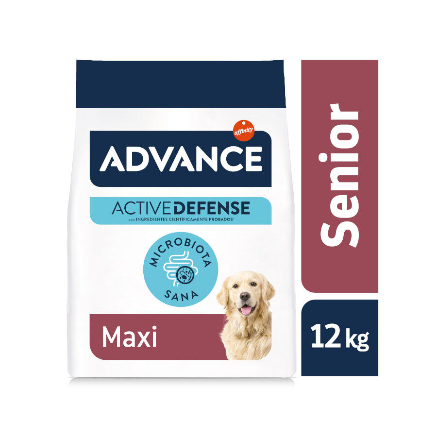 12 kg Advance Active Defense Maxi Senior Vitality Pollo y Arroz pienso para perros, , large Imagen numero 2