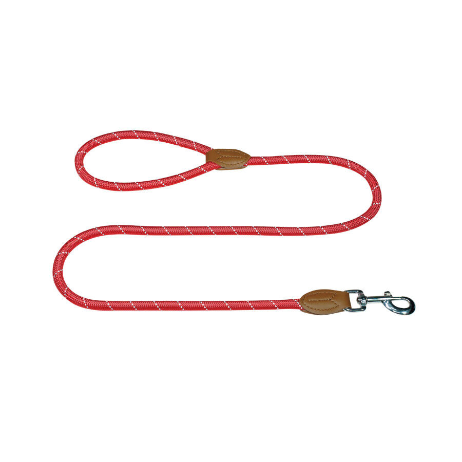 Gotoo Correa de cuerda reflectante roja para perros, , large indicador imagen numero 1