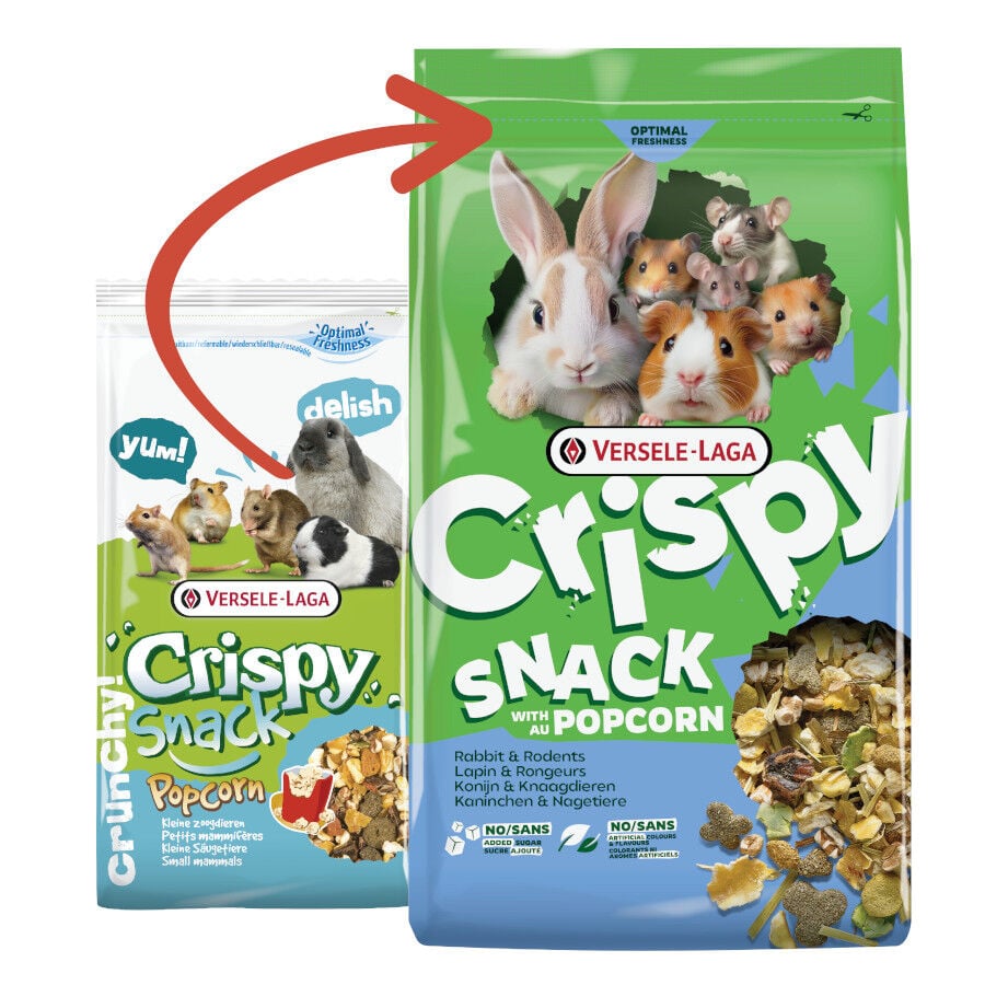 550 g Versele-Laga Crispy Snacks Palomitas para roedores, , large indicador imagen numero 2