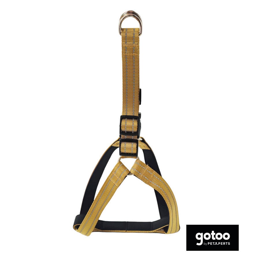 Gotoo Arn&eacute;s reflectante de neopreno beige para perros, , large Imagen numero 2