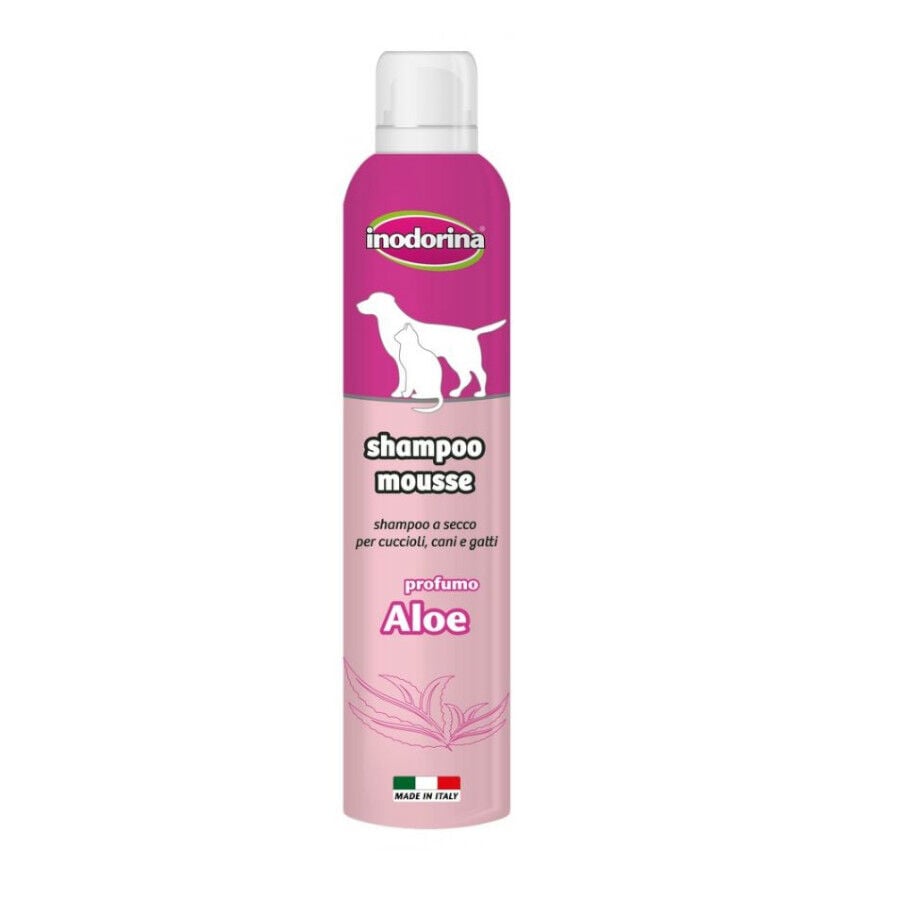 Inodorina Champ&uacute; en Seco Aloe para perros y gatos