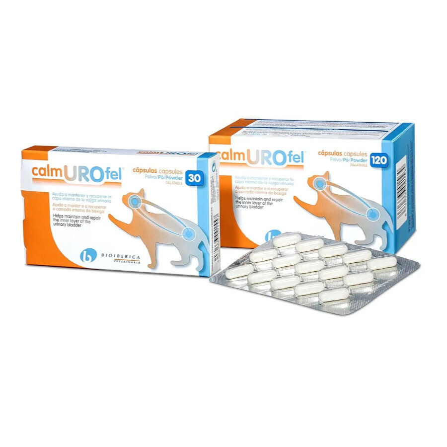 Bioiberica Calmurofel C&aacute;psulas Suplemento urinario para gatos