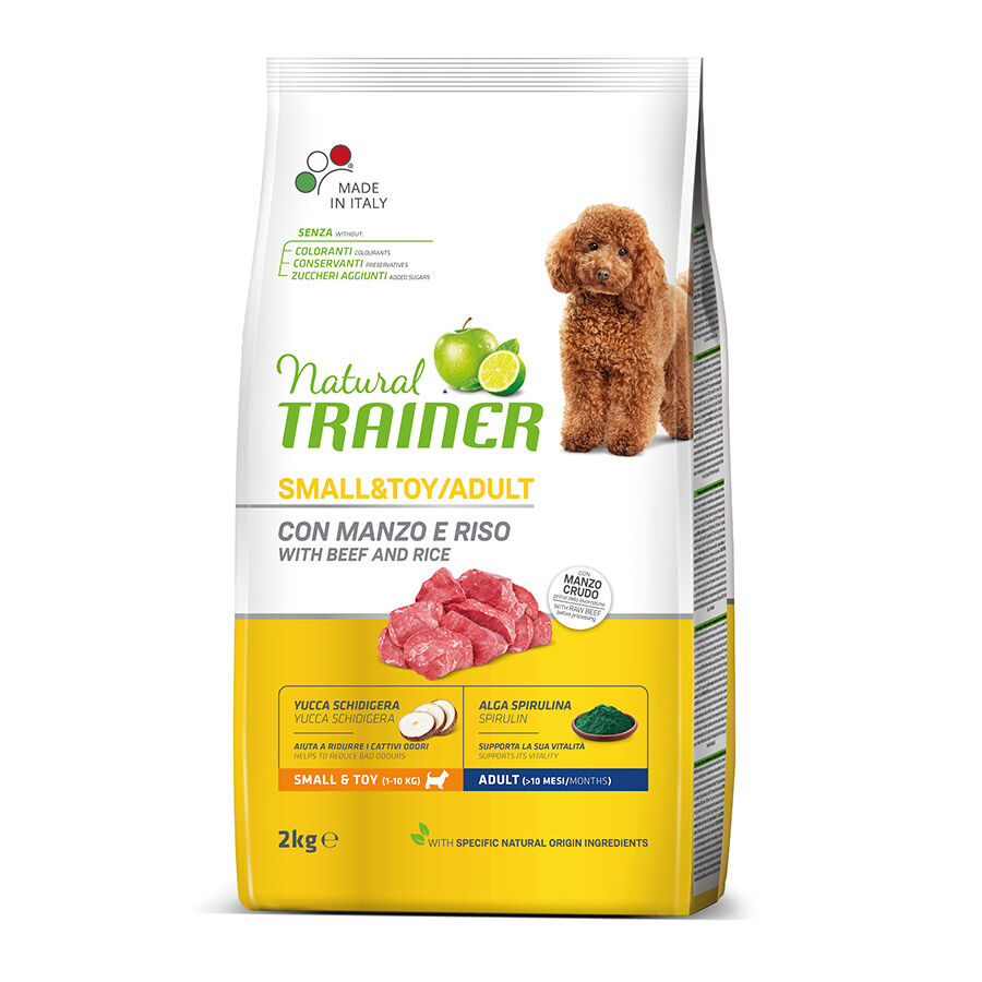 Natural Trainer Adult Mini ternera, arroz y ginseng Imagen numero 2