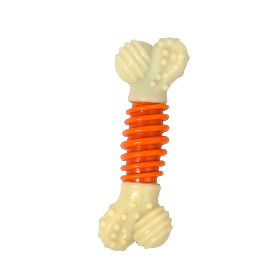 Nylabone Hueso Mordedor Dental Sabor a Bacon para perros, , large Imagen numero 1