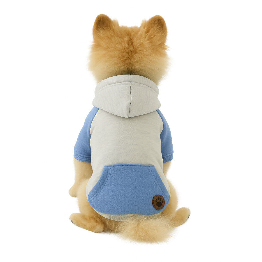 Outech Sudadera con Capucha Azul para perros, , large indicador imagen numero 4