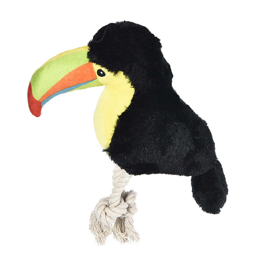 Summer Vibes Tucan de Peluche con Cuerda para perros, , large Imagen numero 1