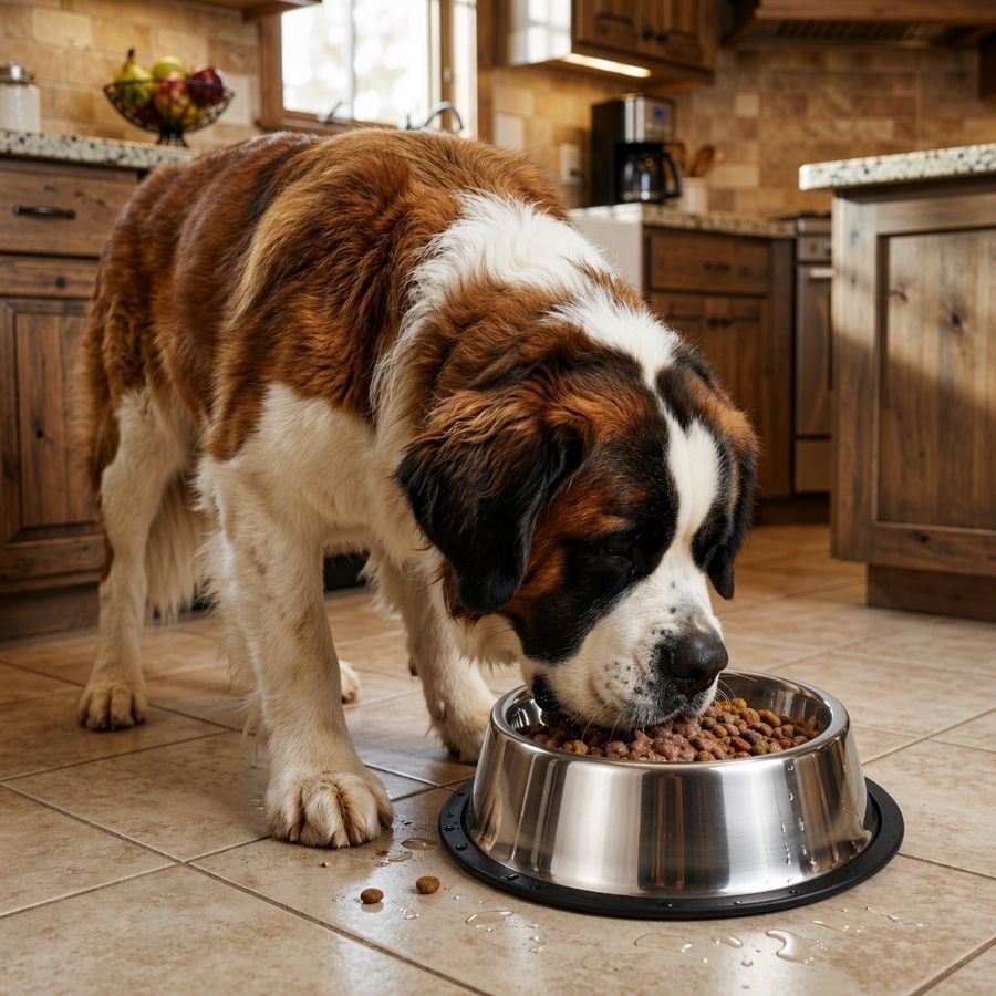 Leeby Comedero de Metal con Aro de Silicona para perros, , large Imagen numero 1