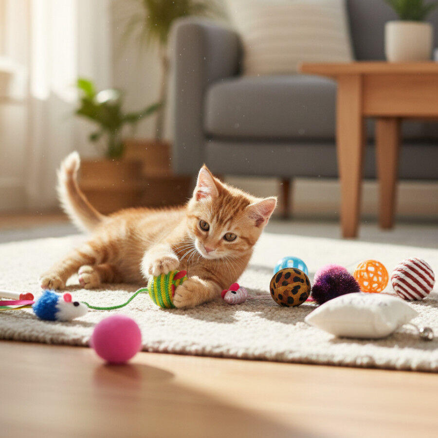 Tootoy! Caja con Juguetes Interactivos para gatos, , large Imagen numero 1