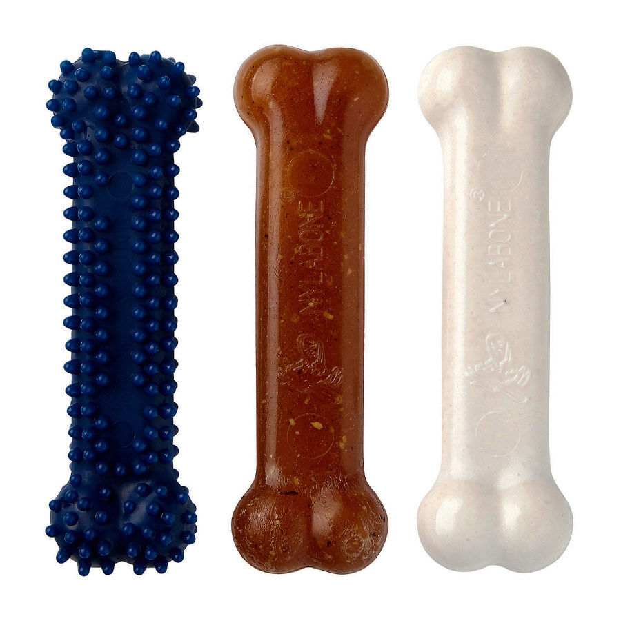 Nylabone Kit de Iniciaci&oacute;n Mordedor Triple para cachorros