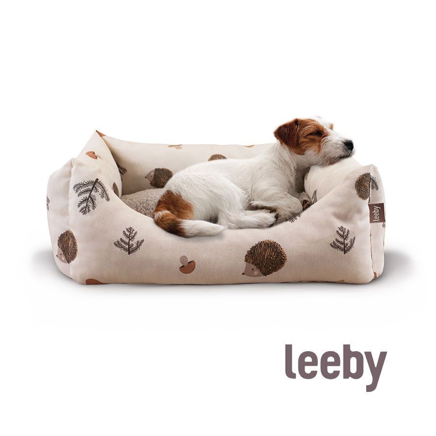 Leeby Cama Blanca con Erizos para perros