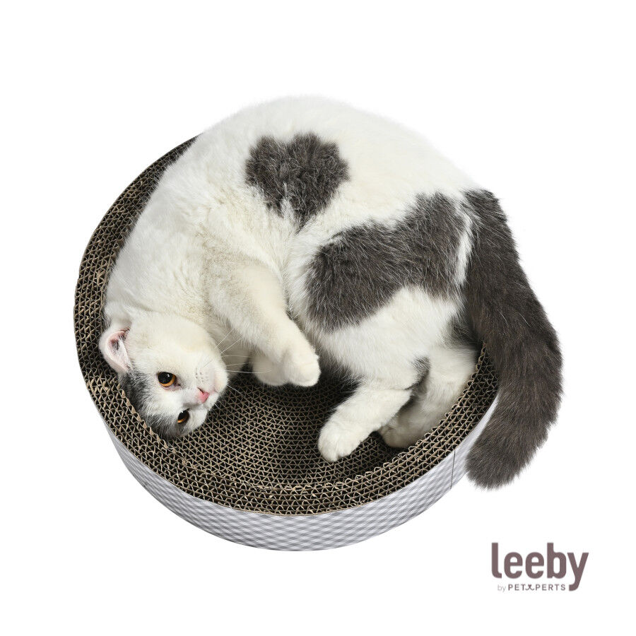 Leeby Domingo cama rascador de cart&oacute;n vichy para gatos