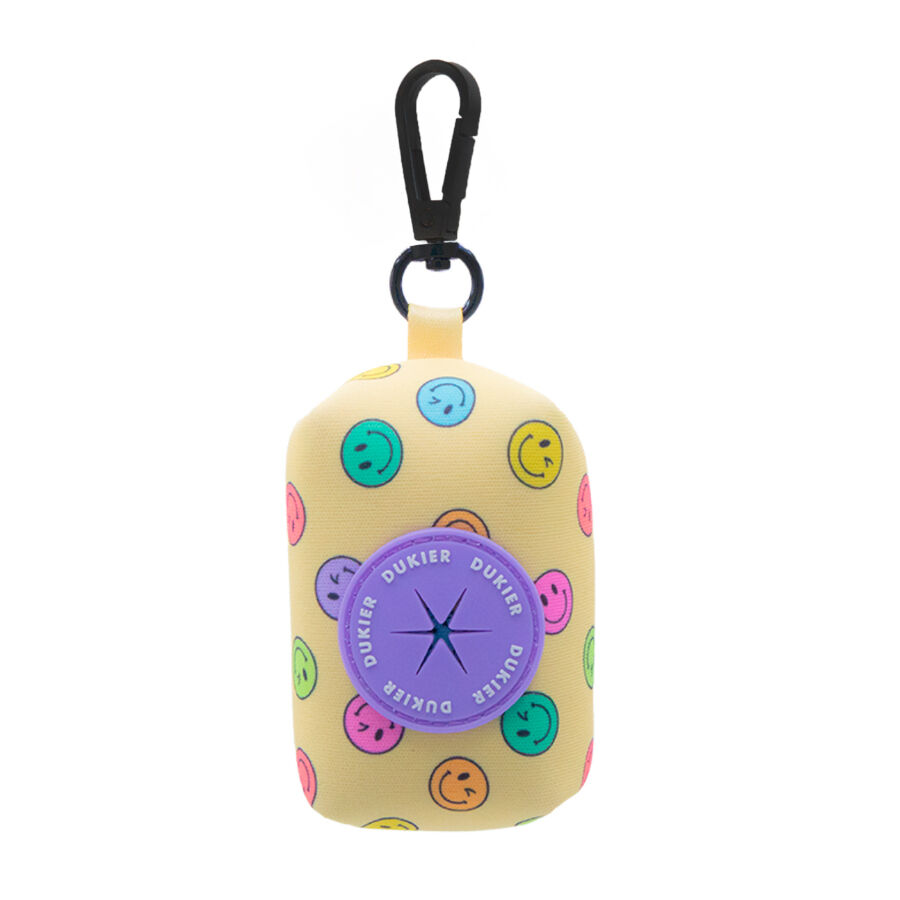 Dukier Smiley Porta Bolsas con Mosquet&oacute;n para perros, , large Imagen numero 1