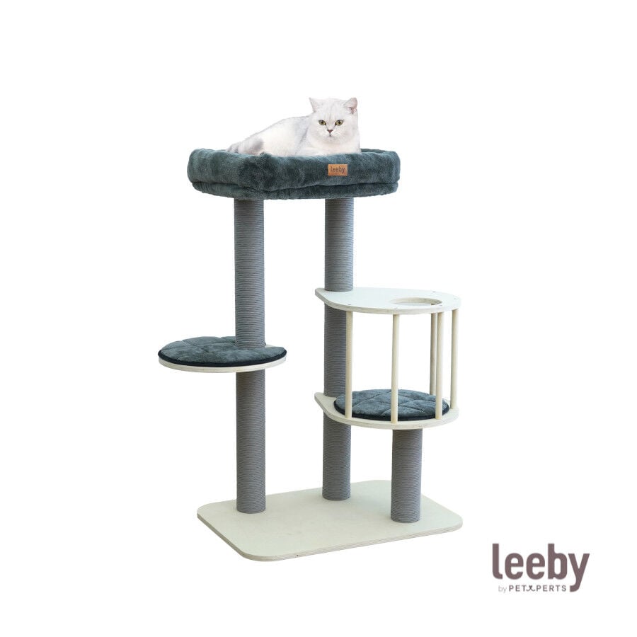 Leeby Cloud Collection torre rascador con cama para gatos, , large indicador imagen numero 2