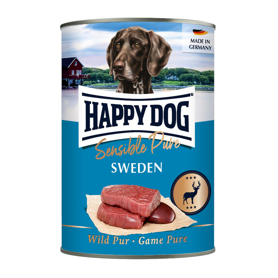 400 g Happy Dog Pure Venado en pat&eacute; lata, , large indicador imagen numero 1