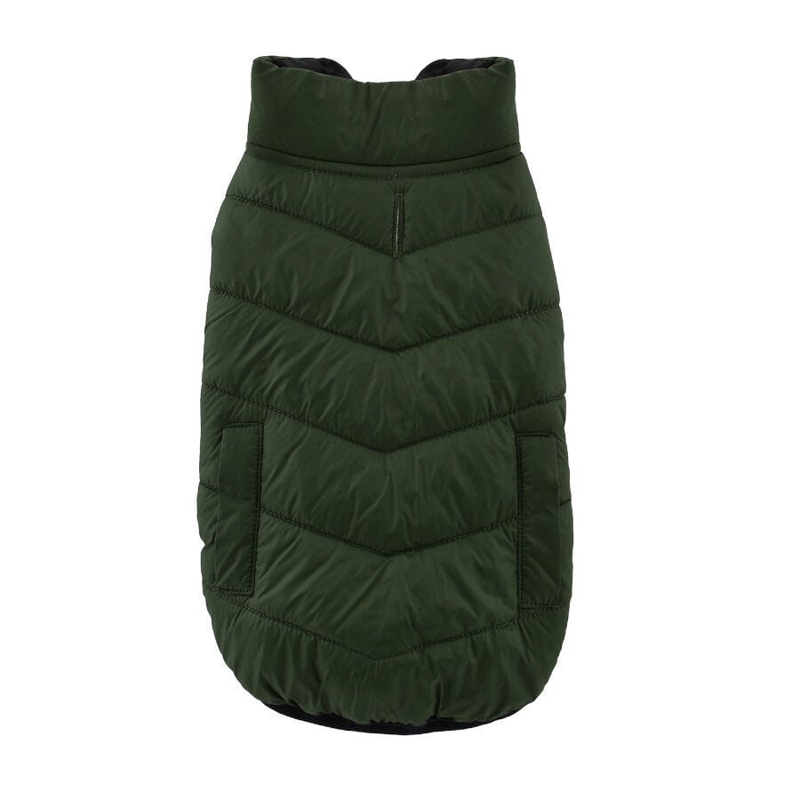 Outech Puffer verde con bolsillos para perros, , large indicador imagen numero 2