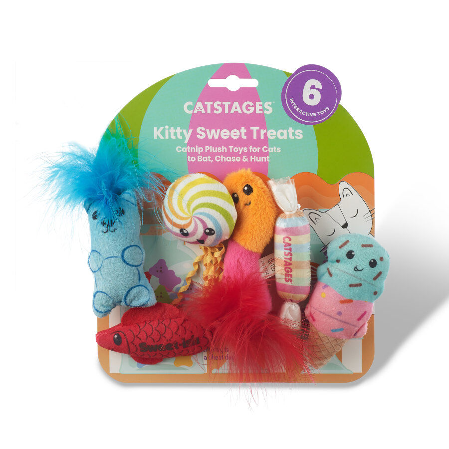 Catstages Sweet Treats Peluches Surtidos para gatos, , large indicador imagen numero 1