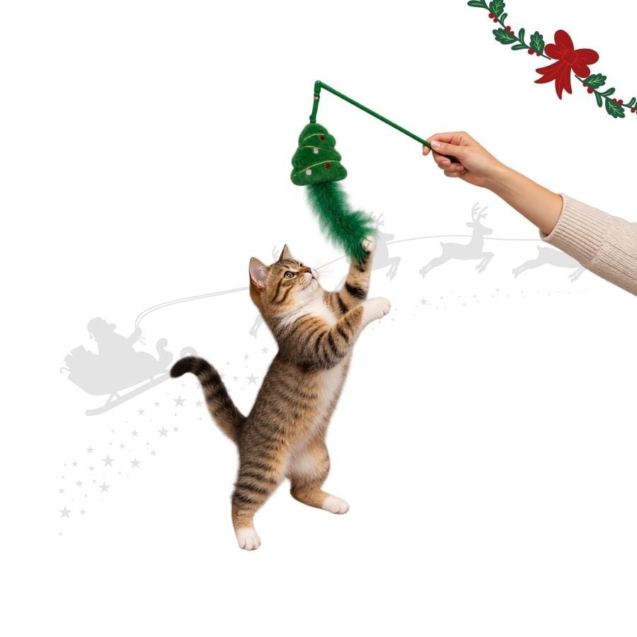 Wonder Christmas Teaser &Aacute;rbol Navidad Juguete para gatos, , large indicador imagen numero 1