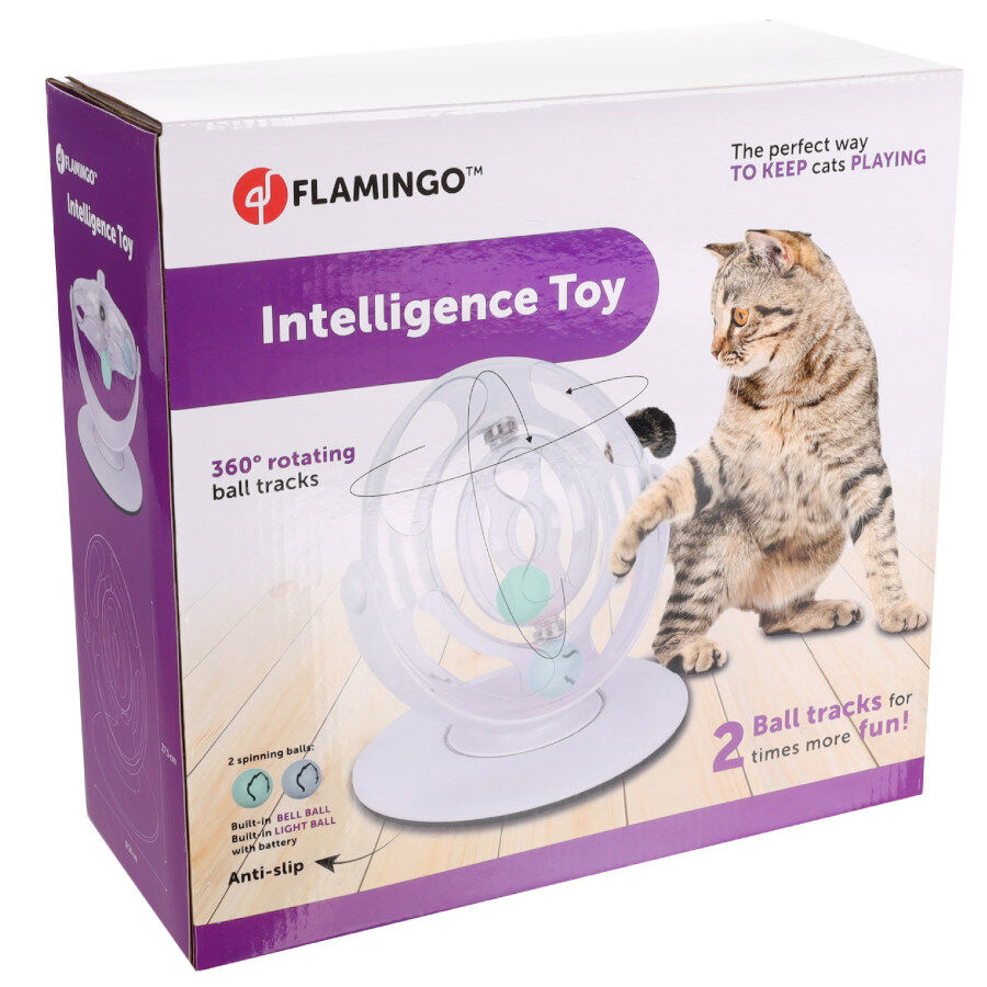 Flamingo Dita juguete interactivo electr&oacute;nico y giratorio para gatos, , large indicador imagen numero 5