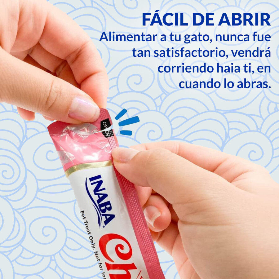 60 sobres x 14 g Churu Variedades de At&uacute;n Snack L&iacute;quido para gatos, , large indicador imagen numero 4