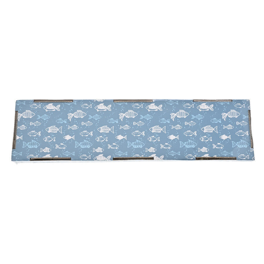 Leeby Fitz tabla rascador de cart&oacute;n azul para gatos, , large indicador imagen numero 7