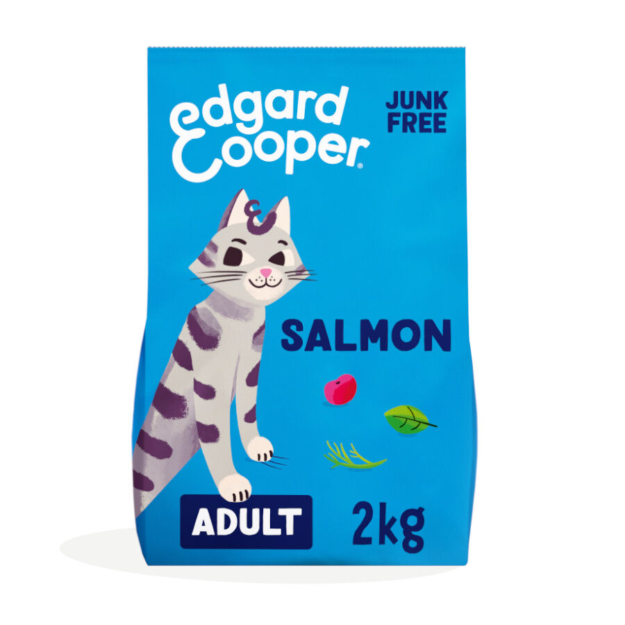 4 kg Edgard & Cooper Adult Salm&oacute;n pienso para gatos, , large indicador imagen numero 1