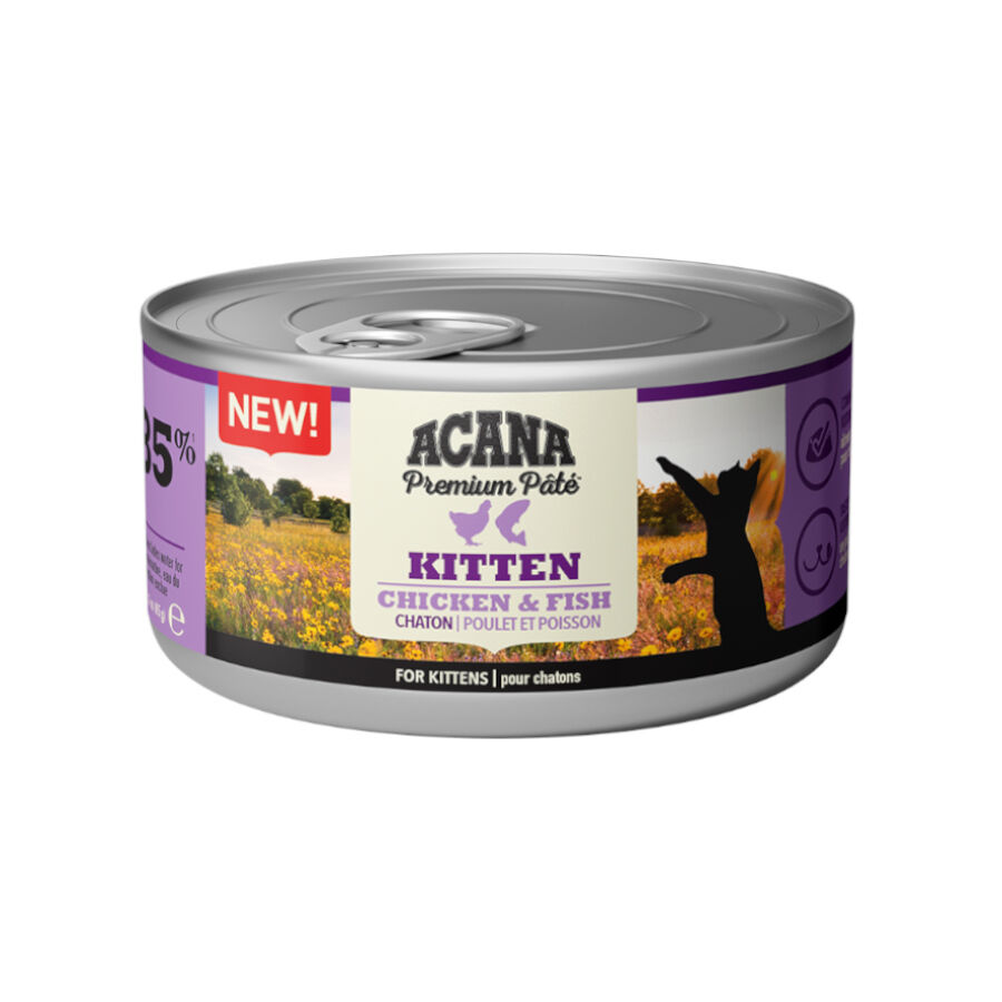 Acana Premium Pat&eacute; Pollo y Pescado lata para gatitos