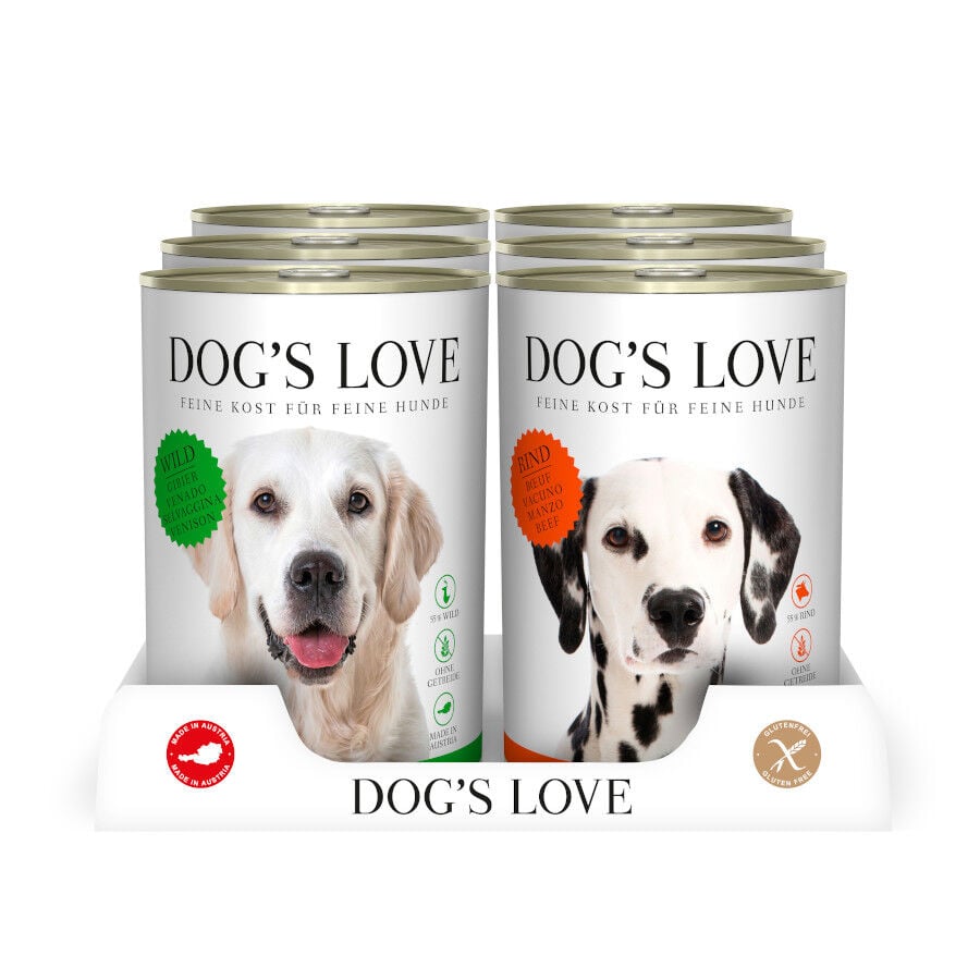 6 latas x 400 g Dog's Love Adulto lata para perros, , large Imagen numero 1