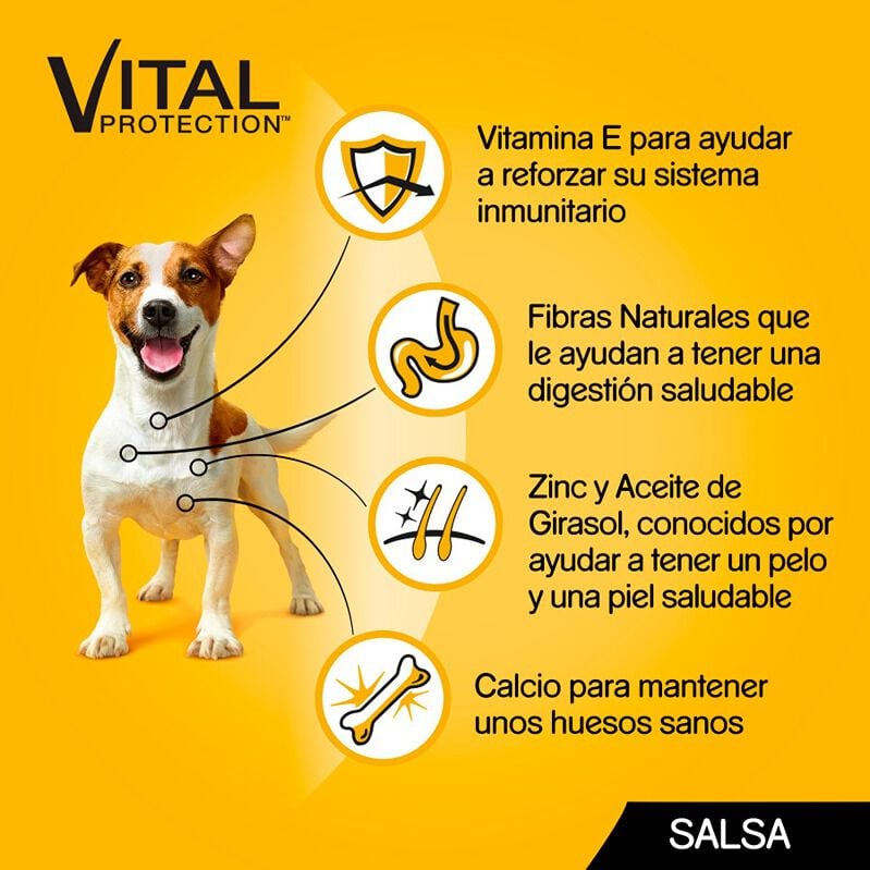 12 sobres x 100 g Pedigree Sabores Mixtos Salsa en Bolsita para Perros - Multipack, , large indicador imagen numero 6