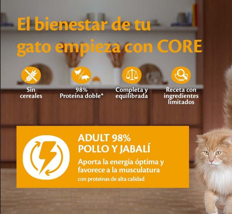85 g Wellness Core Single Protein Pollo y Jabal&iacute; tarrina para gatos, , large indicador imagen numero 2