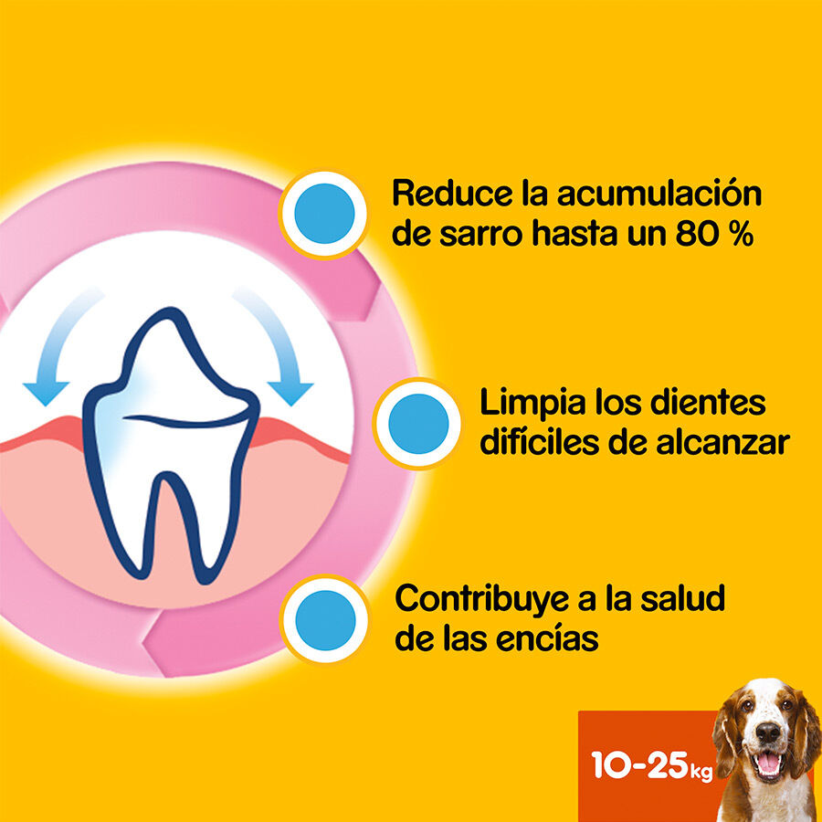 105 barritas Pedigree Dentastix Snacks Dentales para perros medianos, , large Imagen numero 3