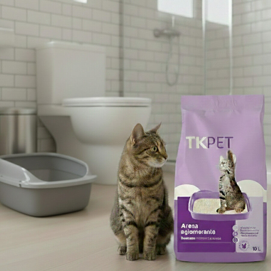 10 L TK-Pet Arena Aglomerante Bentonita y Lavanda para gatos, , large indicador imagen numero 2