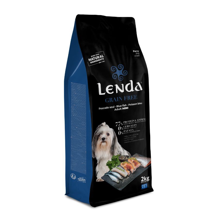 2 Kg Lenda Grain Free Pescado y Krill pienso para perros de razas mini, , large indicador imagen numero 1