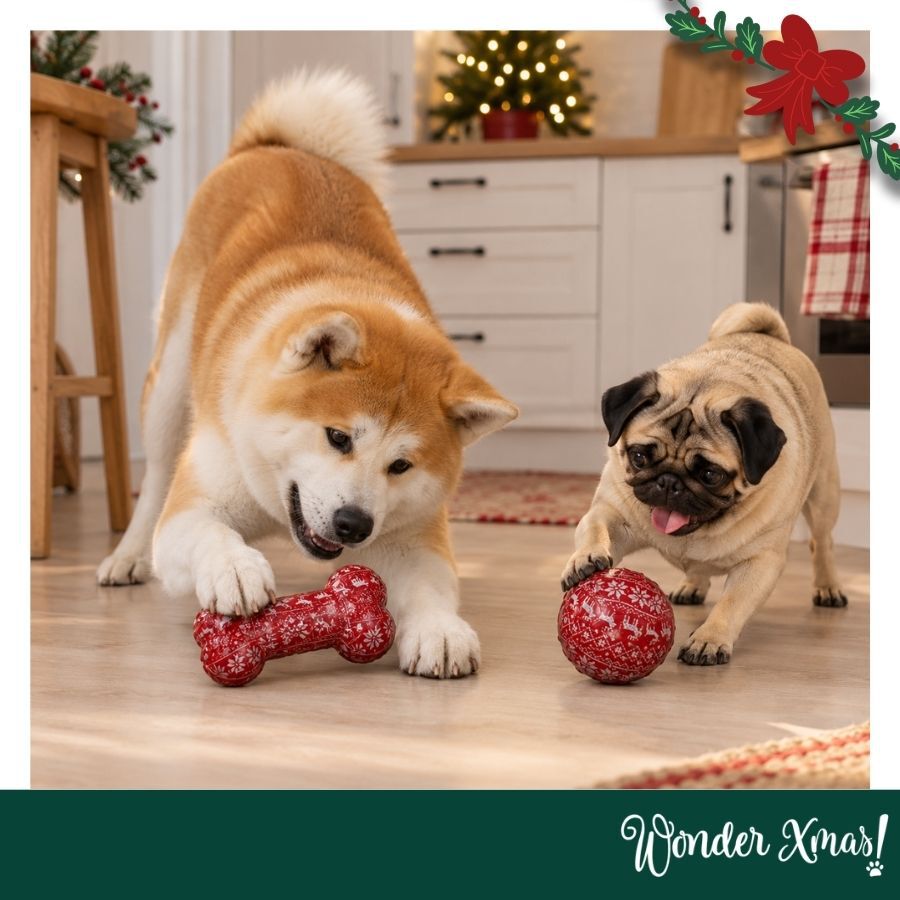 Wonder Christmas Hueso y Pelota Juguete para perros, , large Imagen numero 2