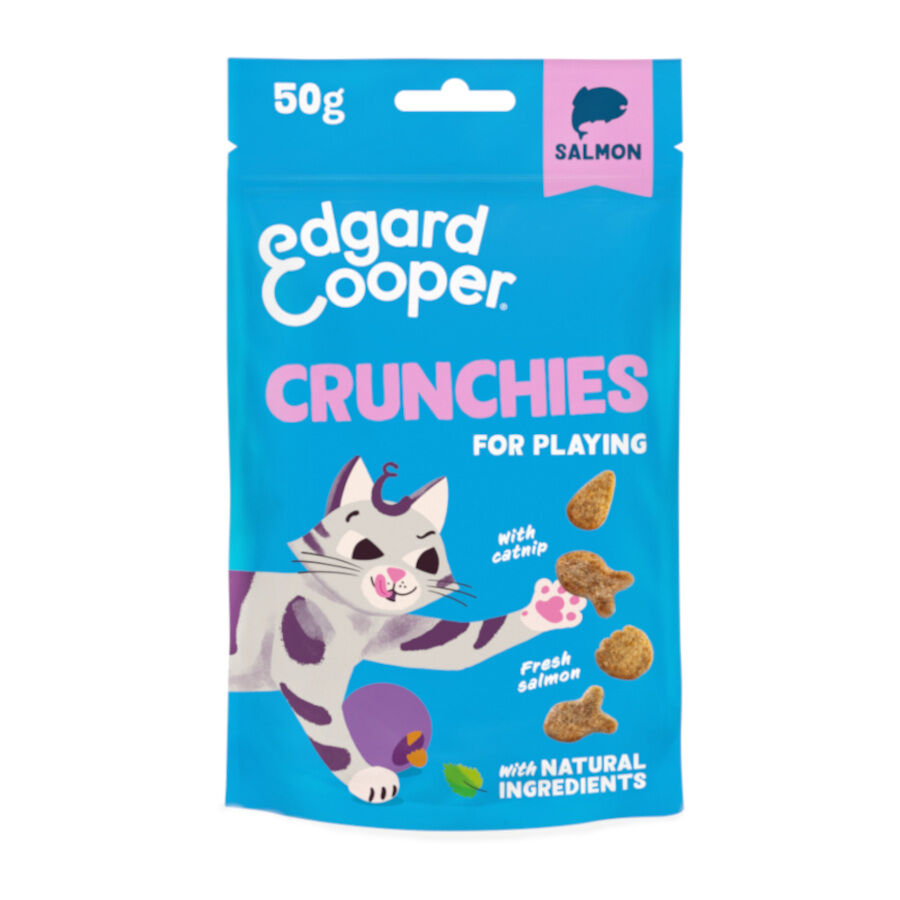 50 g Edgard & Cooper Galletas Crunchies Salmon para gatos, , large indicador imagen numero 1