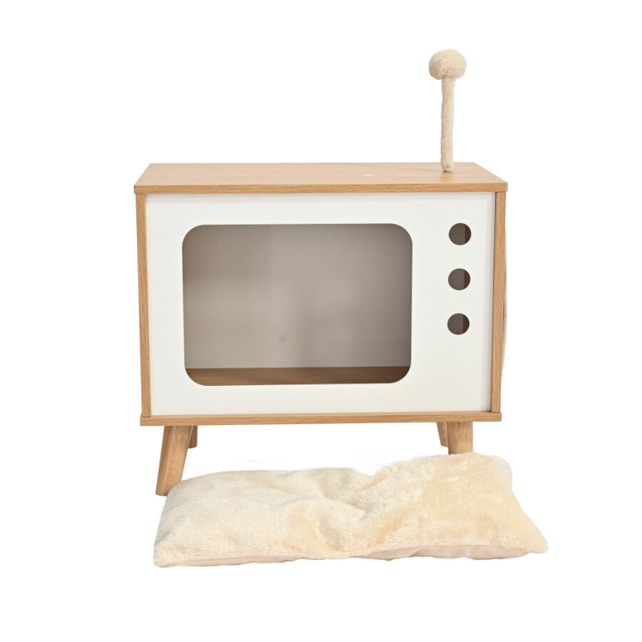 Leeby Thierre TV cama nido rascador  para gatos, , large Imagen numero 4