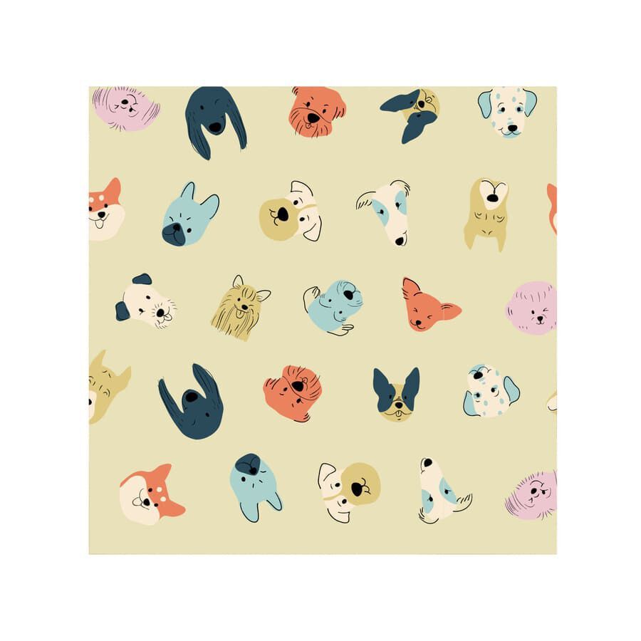 Leeby Cama Beige Estampado C&oacute;mic para perros, , large Imagen numero 10